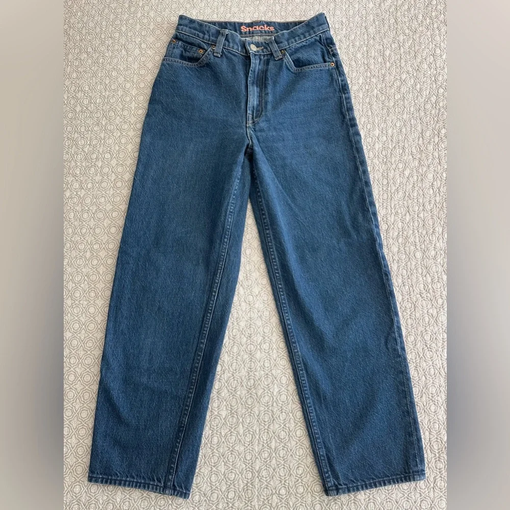 Snacks MOTHER Jeans Double Stack Ankle Cold Brew Tapered High Rise Size 25 - Picture 6 of 16